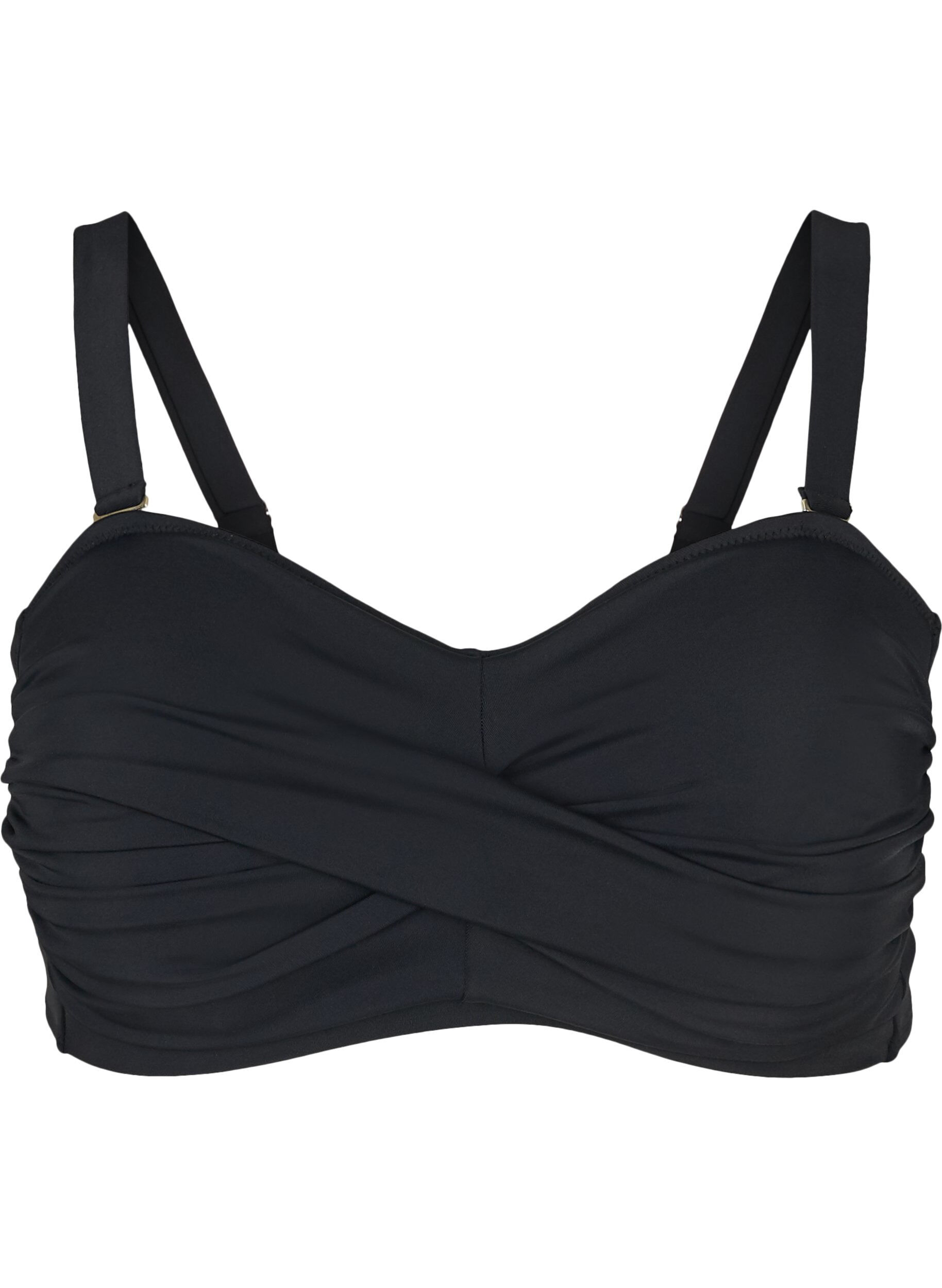 Zizzi Bikini top, Black, Packshot image number 0