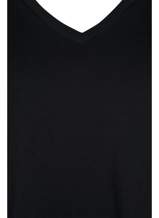2-pack podstawowa koszulka bawelniana, Bonnie Blue/Black, Packshot image number 3