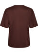 T-shirt z dzetami i okraglym dekoltem, Brązowy, Packshot image number 1