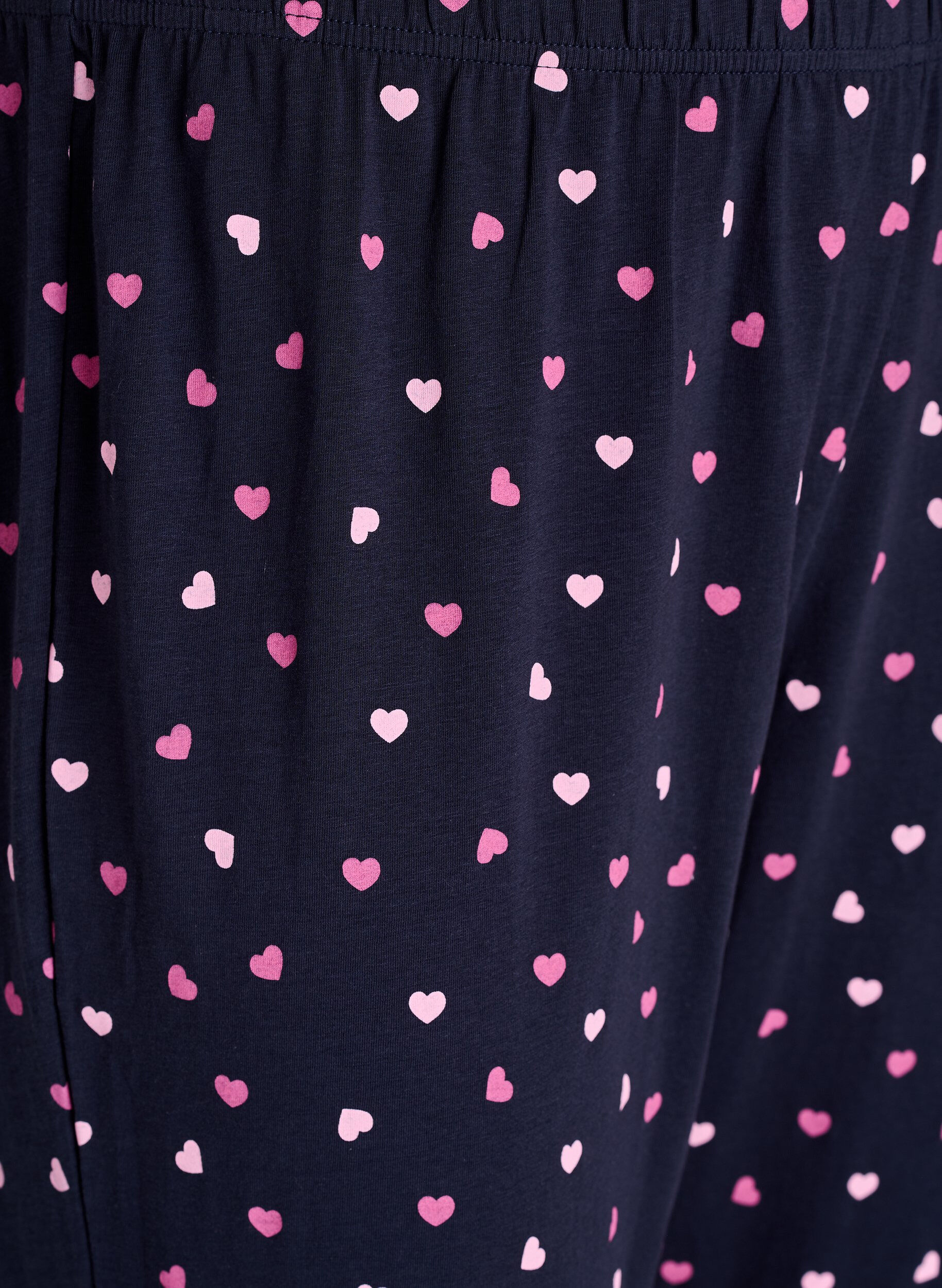 Zizzi Drukowane spodnie pizamowe, Niebieskie, Packshot image number 2