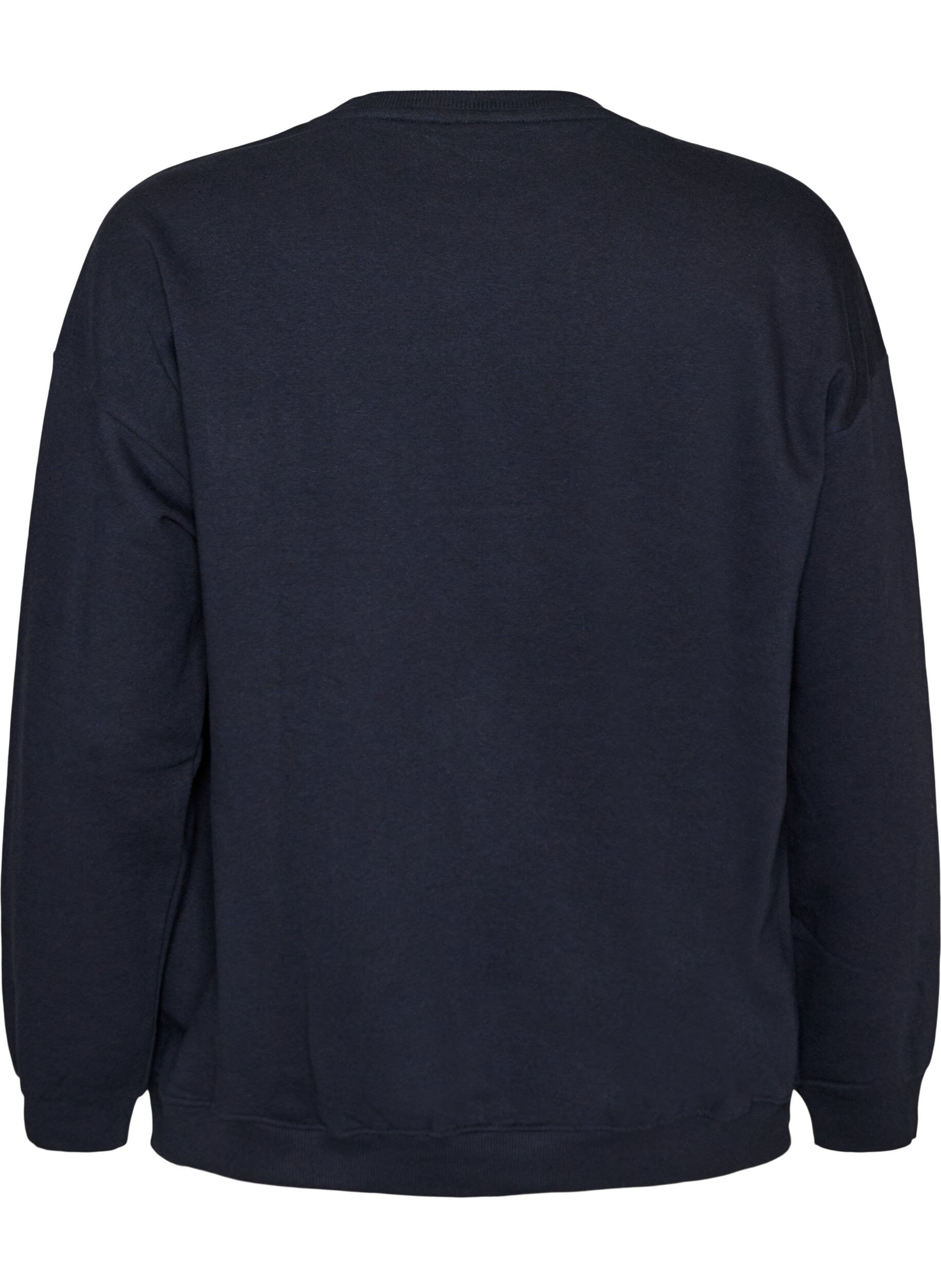 ZizziBluza z nadrukiem tekstowym, Niebieskie, Packshot image number 1