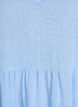 Sukienka w kroju A do kolan wykonana z lnu i wiskozy, Niebieskie, Packshot image number 2