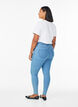 Jeansy super slim z wysokim stanem Amy, Niebieskie, Model image number 1