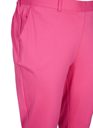 Spodnie nad kostke z kieszeniami, Shocking Pink, Packshot image number 2