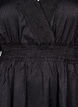 Krótka sukienka z marszczonymi detalami, Czarne, Packshot image number 2