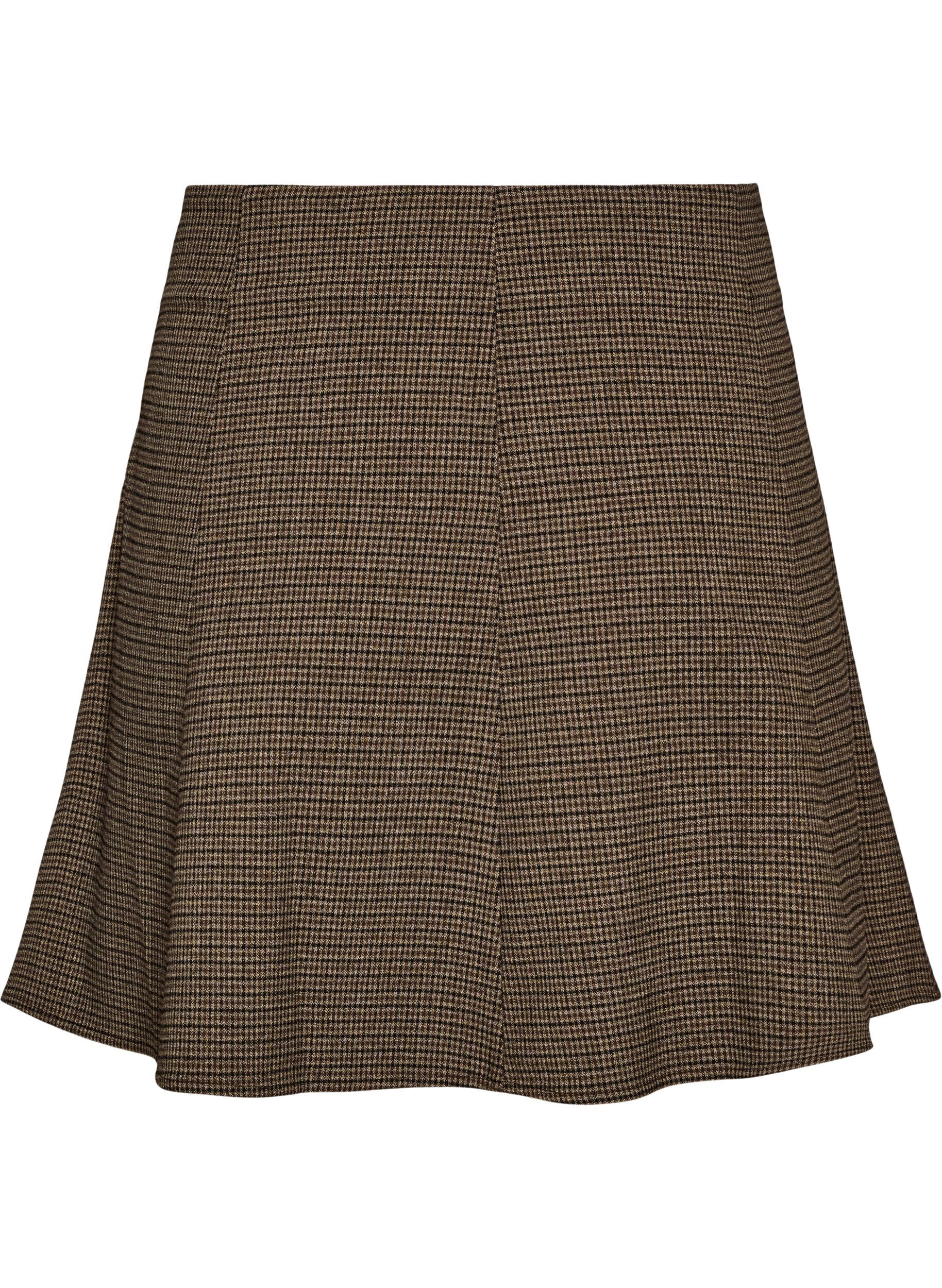 ZizziSp&oacute;dniczka A-line z malym rozcieciem, Brązowy, Packshot image number 1
