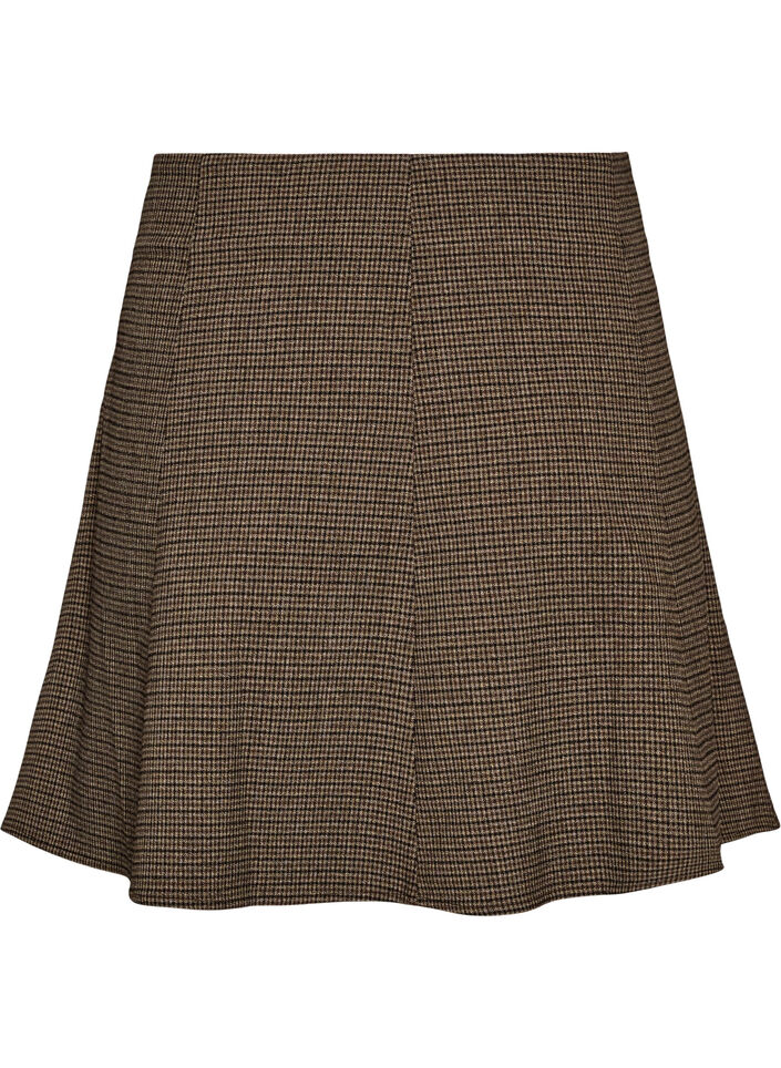 Sp&oacute;dniczka A-line z malym rozcieciem, Brązowy, Packshot image number 1