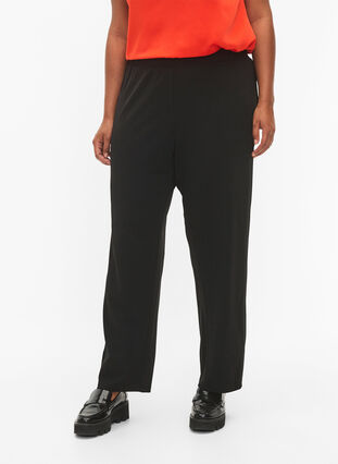 Flash - Spodnie o prostym kroju, Black, Model image number 2