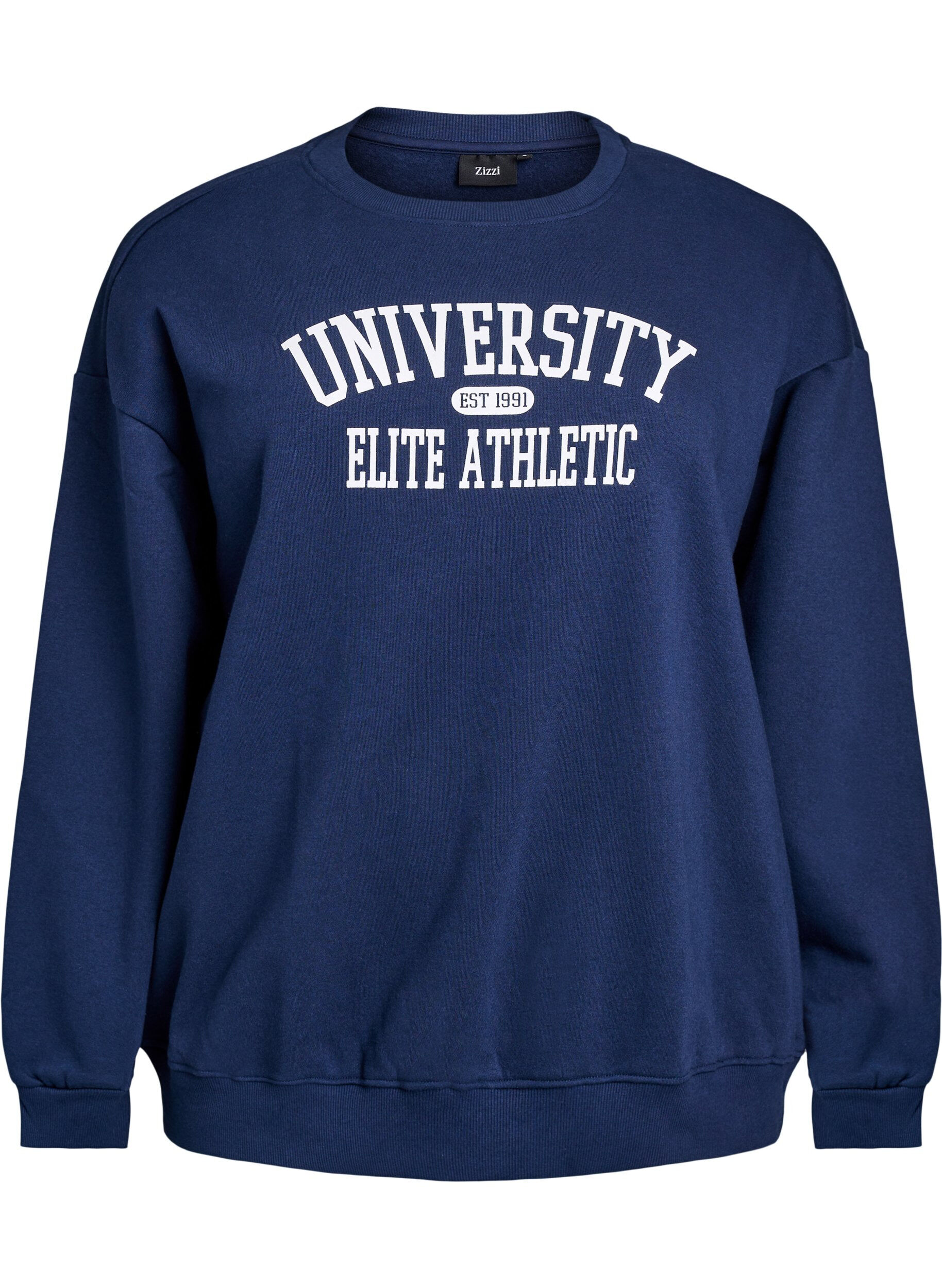 Bluza z nadrukiem tekstowym