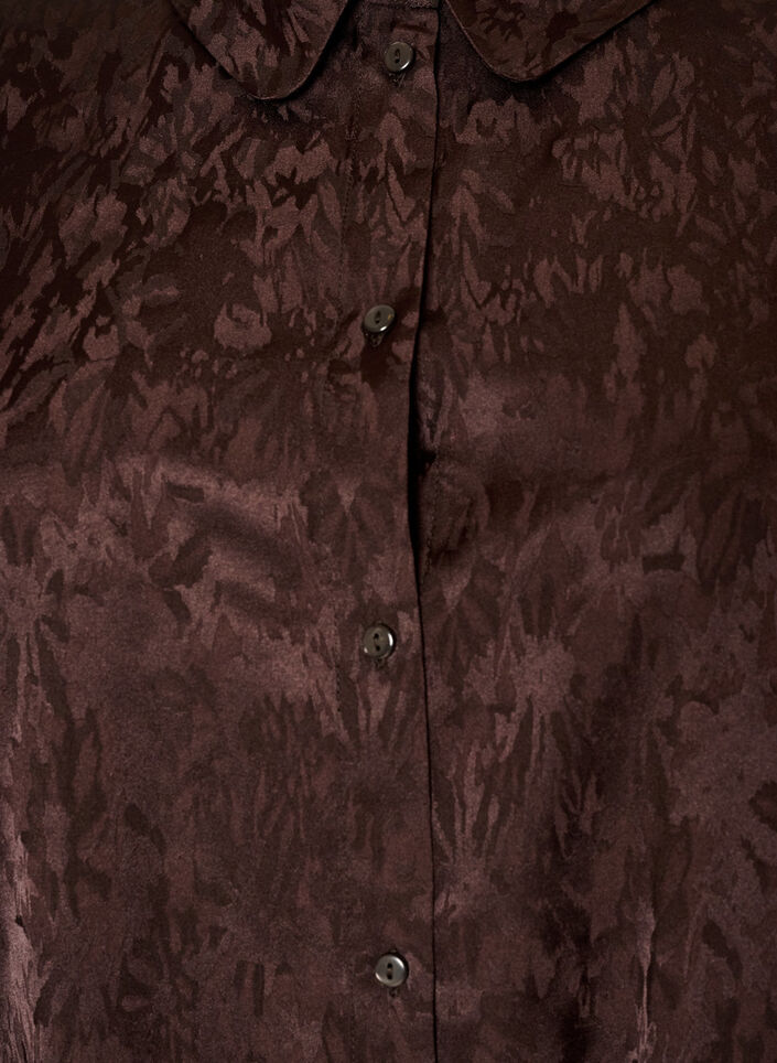 Koszula z wzorem paisley w tonacji ton w ton, Brązowy, Packshot image number 2