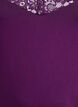 Wiskozowy top z koronkowym brzegiem, Fioletowy, Packshot image number 2