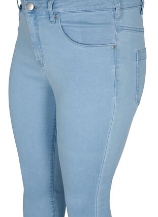 Super waskie jeansy Amy z wysokim stanem, Ex Lt Blue, Packshot image number 2