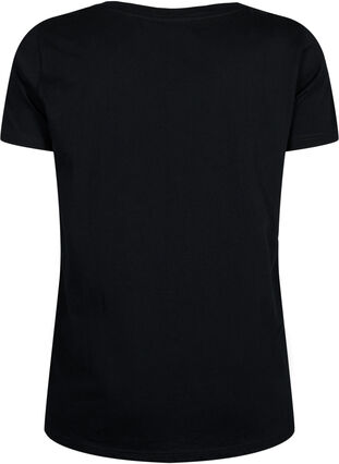 Sportowa koszulka z nadrukiem, Black Make It Move, Packshot image number 1