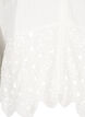 Bawelniana muslinowa bluzka koszulowa z szydelkowymi detalami, Biały, Packshot image number 2