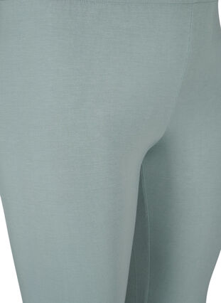 3/4-length wiskozowe legginsy w stylu basic, Chinois Green, Packshot image number 2