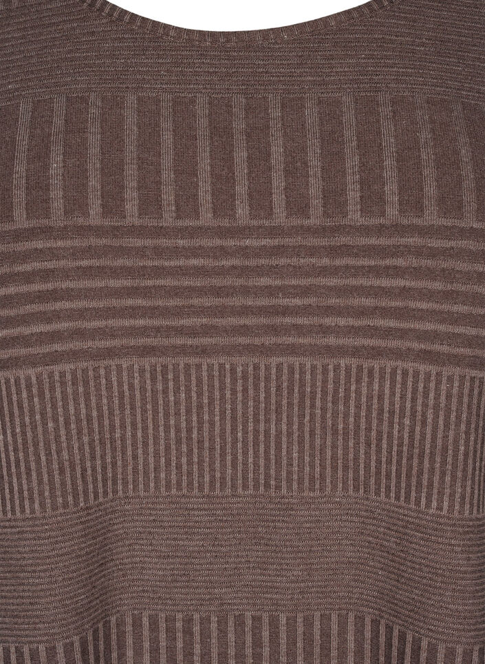 Bluzka z rekawem 3/4 i wzorem w paski, Ch. Martini Mel., Packshot image number 2