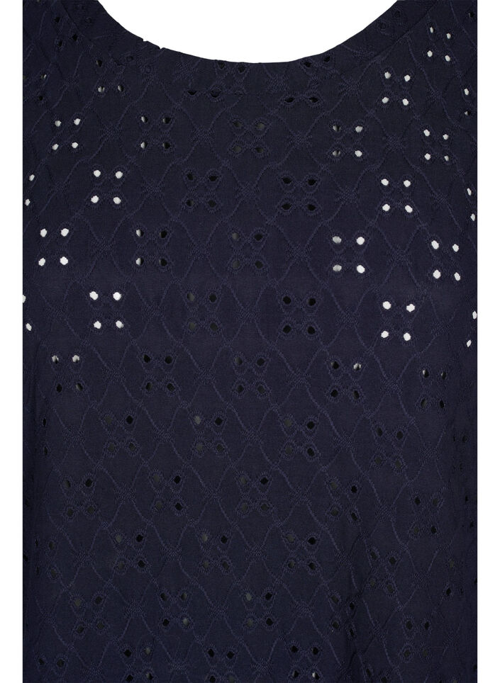 Top with broderie anglaise, Night Sky, Packshot image number 2