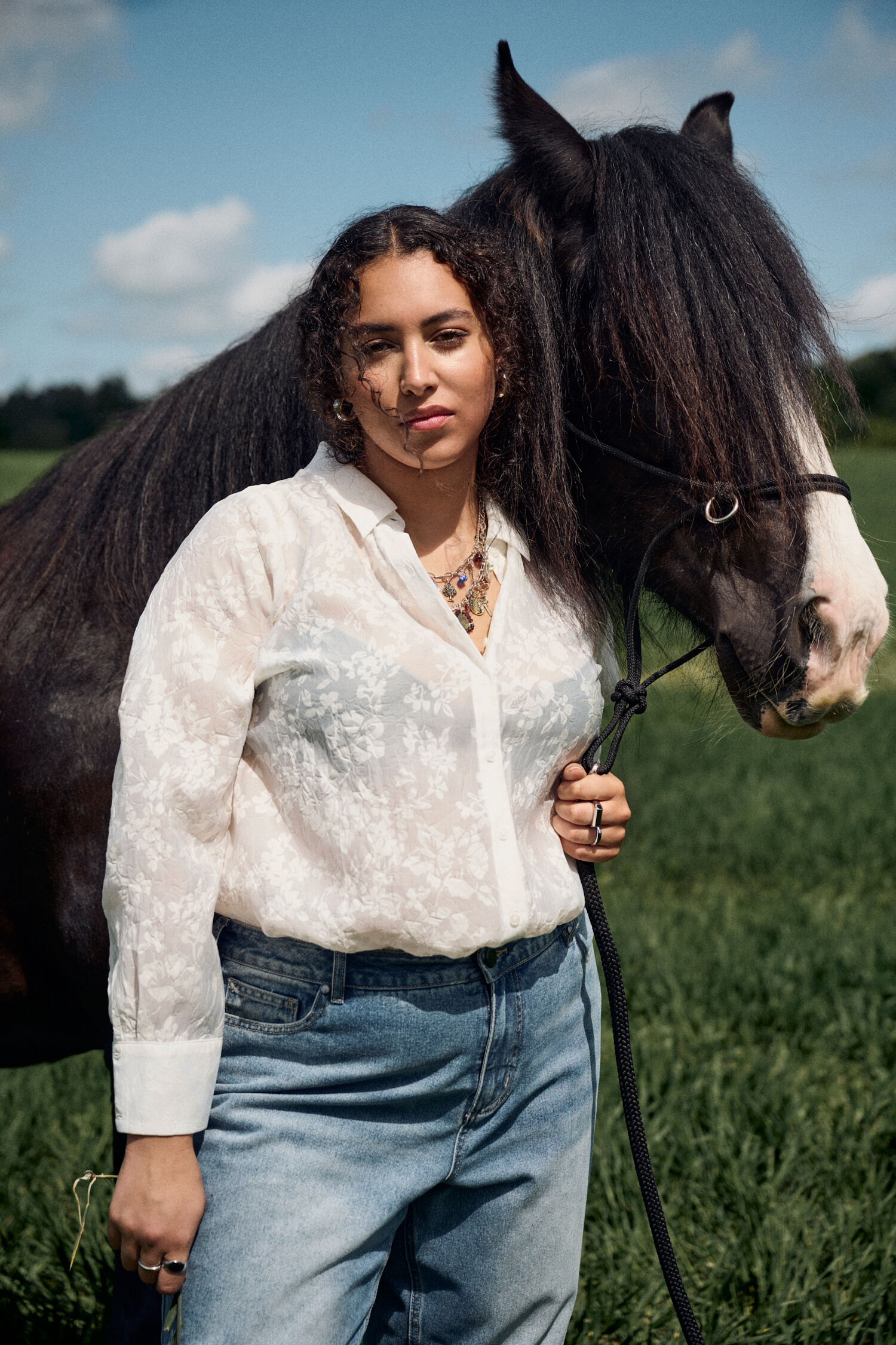 Koszula z wzorem, , Model