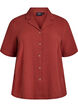 Koszulka z bawelnianego muslinu z krótkim rekawem, Czerwony, Packshot image number 0