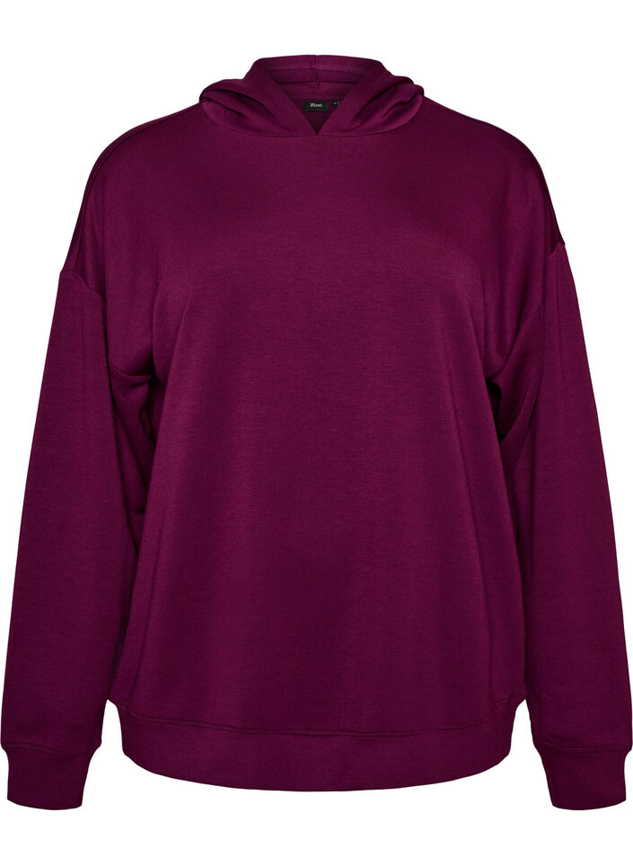 Bluza z kapturem, Fioletowy, Packshot image number 0