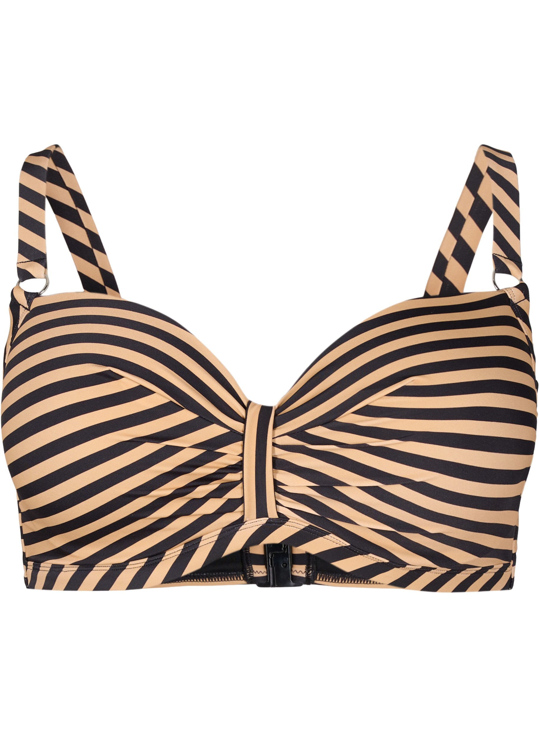 G&oacute;ra od bikini z fiszbinami i wzorem