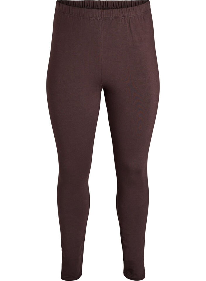 Bawelniane legginsy z podszewka, Brązowy, Packshot image number 0