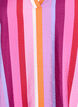 Wiskozowa bluzka w paski z kr&oacute;tkim rekawem, R&oacute;żowy, Packshot image number 2