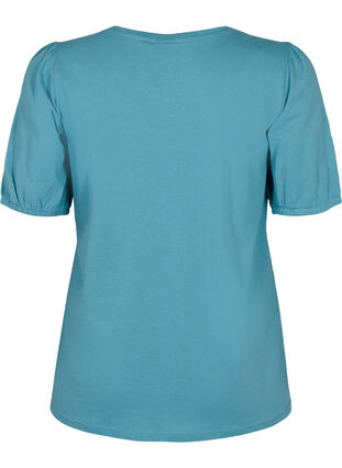 Bawelniana koszulka z rekawami 2/4, Brittany Blue, Packshot image number 1