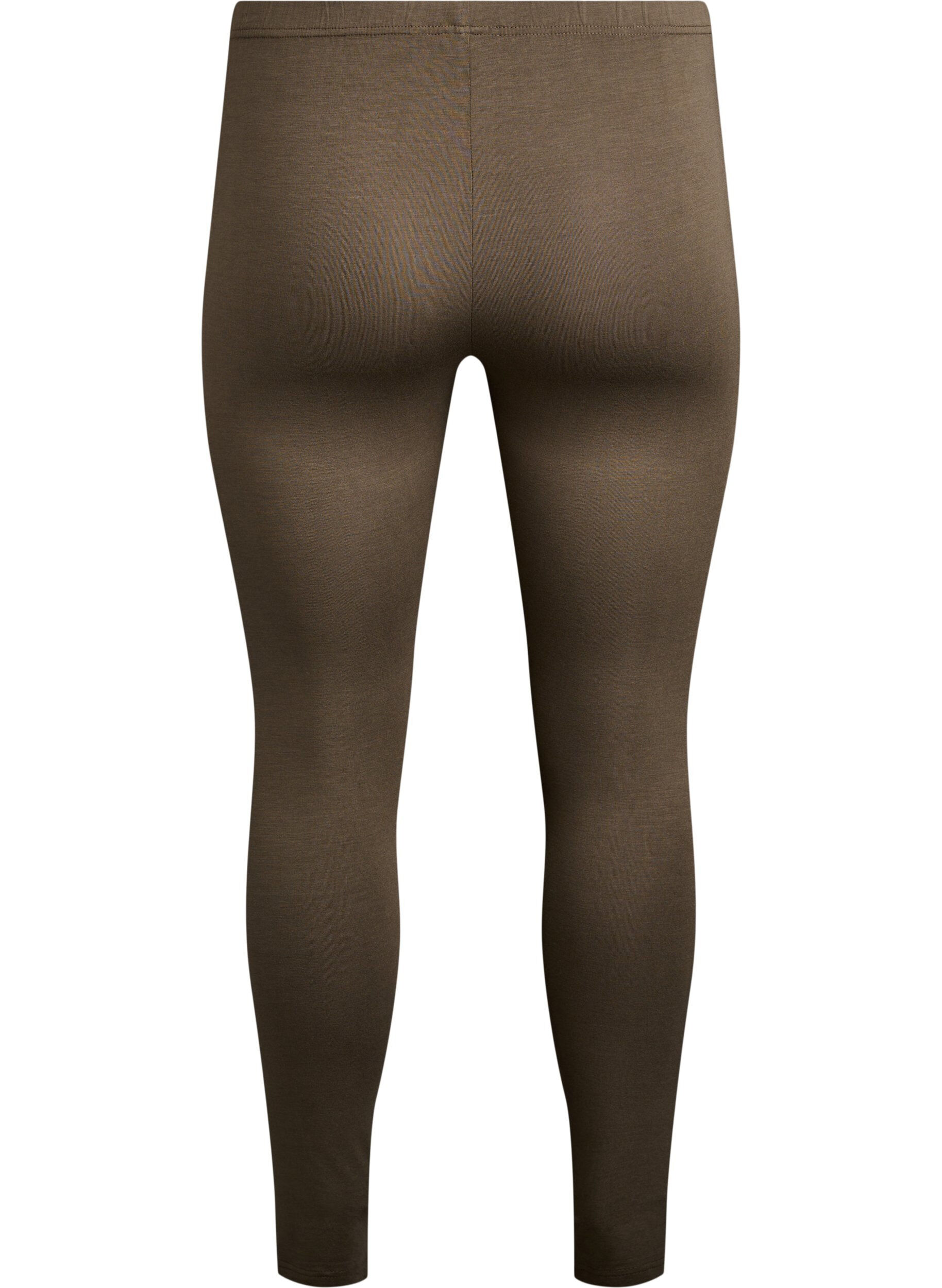 ZizziLegginsy basic z wiskozy, Zielony, Packshot image number 1