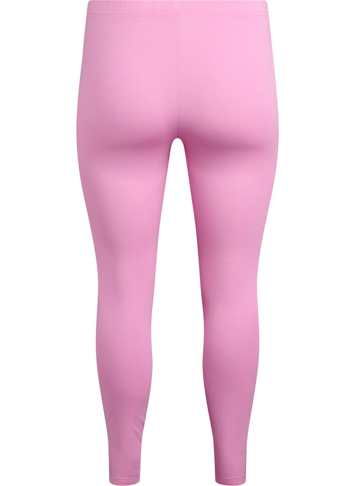 Legginsy basic z wiskozy, Różowy, Packshot image number 1
