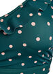 G&oacute;ra od bikini w kropki i z falbankami, Zielony, Packshot image number 2