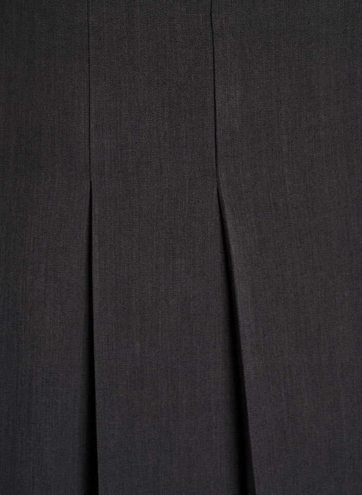 Spódniczka midi z szerokimi faldami, Ciemnoszary, Packshot image number 2