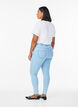 Jeansy super slim z wysokim stanem Amy, Niebieskie, Model image number 1