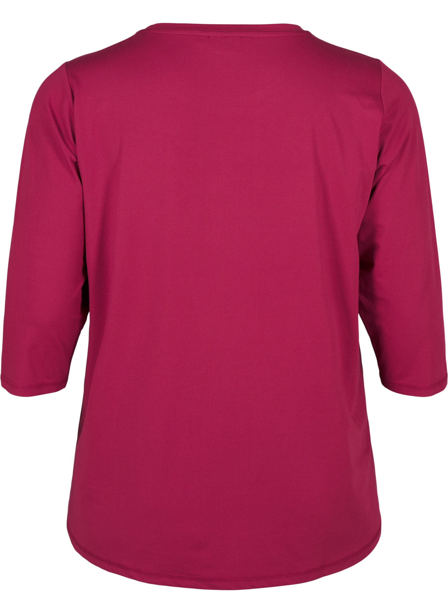 Zizzi Bluzka treningowa z rekawami 3/4, Czerwony, Packshot image number 1
