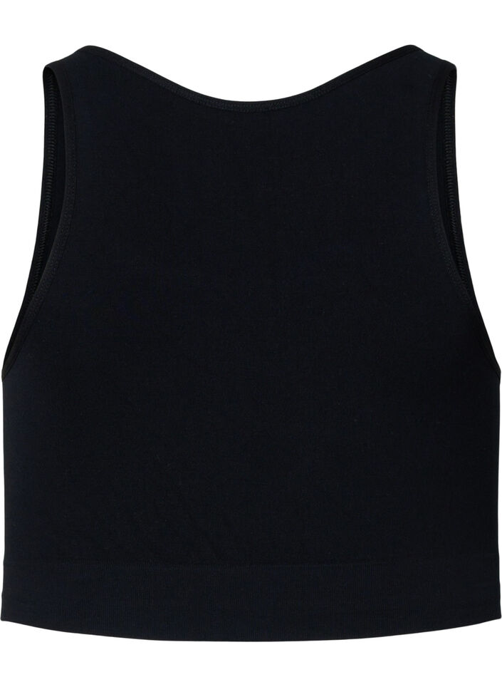 Miekki biustonosz z siateczka, Black, Packshot image number 1