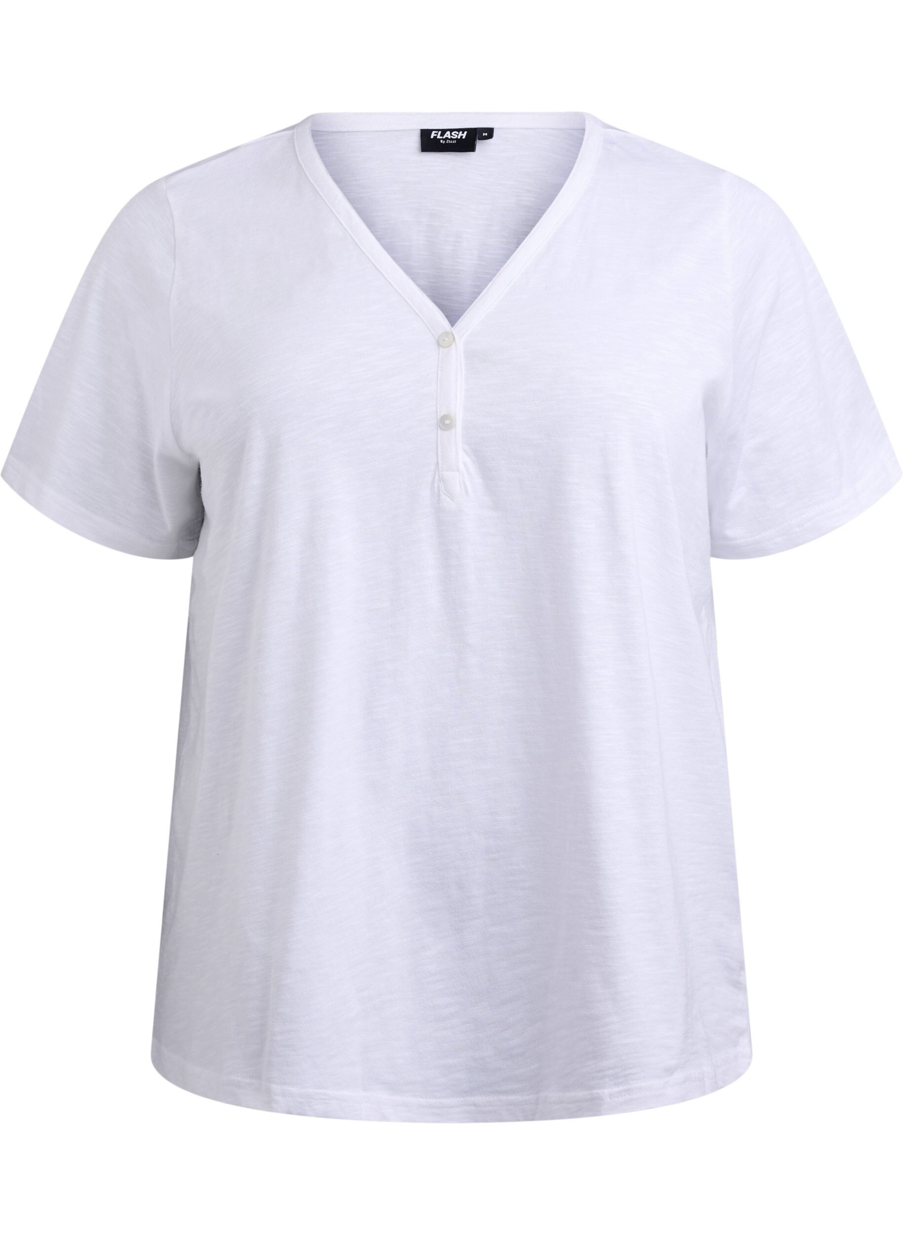 FLASH - T-shirt z guzikami