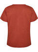 T-shirt z guzikami, Brązowy, Packshot image number 1