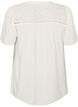 Bluzka z wiskozy z broderie anglaise, Beżowy, Packshot image number 1