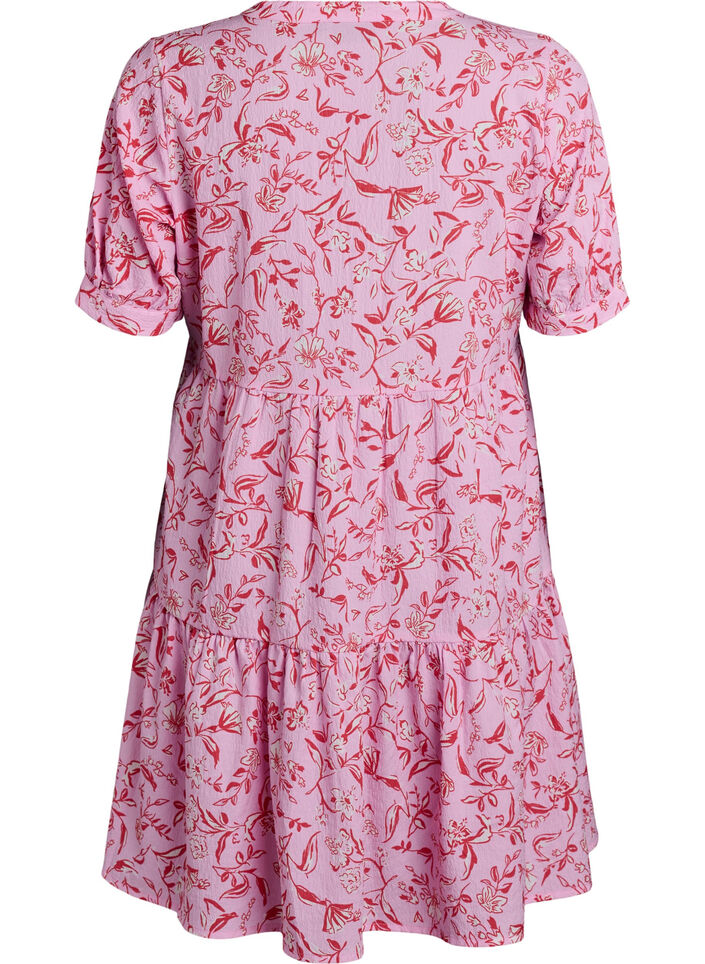 Kr&oacute;tka trapezowa sukienka, Fioletowy, Packshot image number 1