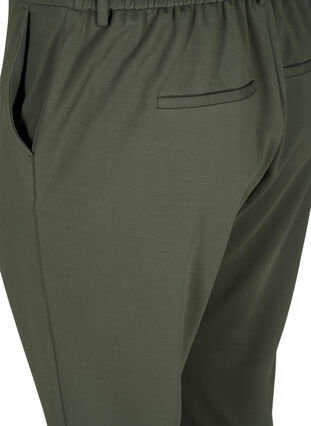 Spodnie nad kostke z kieszeniami, Thyme, Packshot image number 3