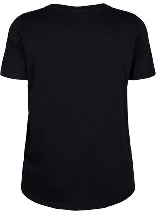 T-shirt z motywem tekstowym, Black W. Black, Packshot image number 1