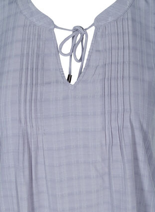Sleeveless top with tie detail, Silver Bullet, Packshot image number 2