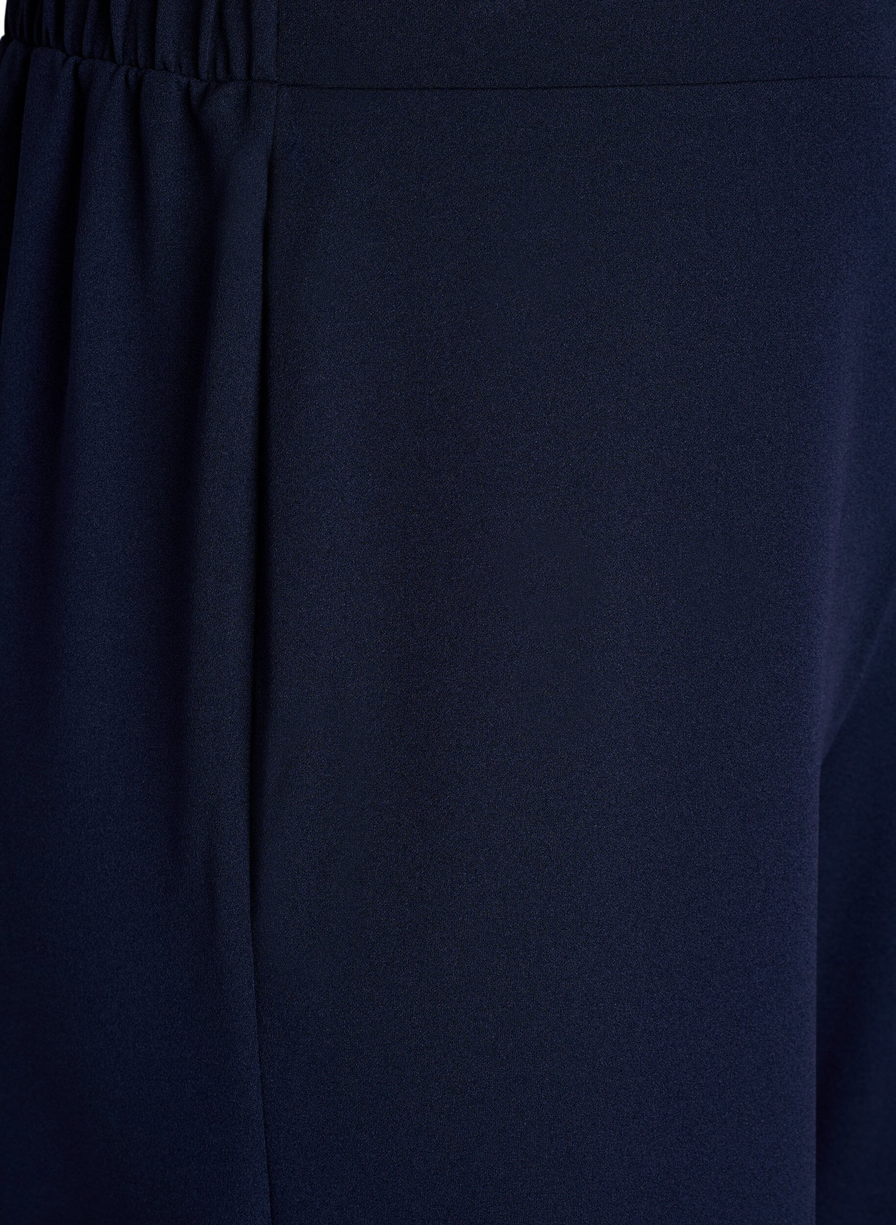 Zizzi FLASH - Spodnie z szerokimi nogawkami, Niebieskie, Packshot image number 2