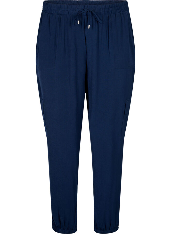 Spodnie z kieszeniami typu cargo, Navy Blazer, Packshot image number 0