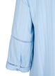 Bawelniano-wiskozowa sukienka z rekawami 3/4, Chambray Blue, Packshot image number 3