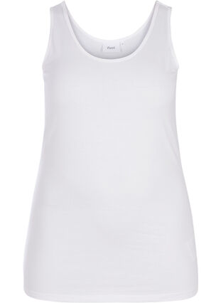 Podstawowa bawelniana koszulka, Bright White, Packshot image number 0