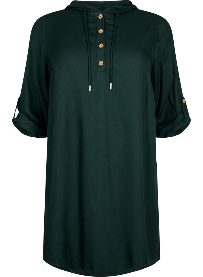 Wiskozowa tunika z kapturem, Scarab, Packshot image number 0