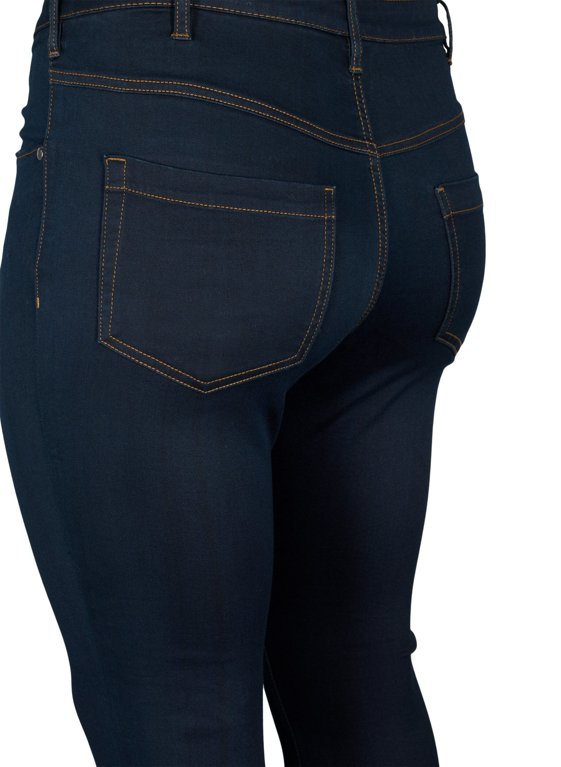ZizziSuper waskie jeansy Amy z wysokim stanem, Tobacco Un, Packshot image number 3