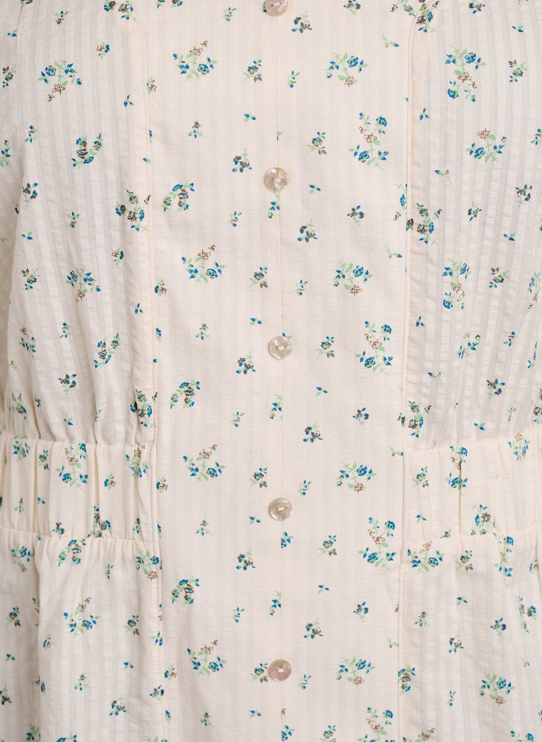 Zizzi Sukienka midi z kr&oacute;tkimi rekawami i rozcieciem z przodu, Biały, Packshot image number 2