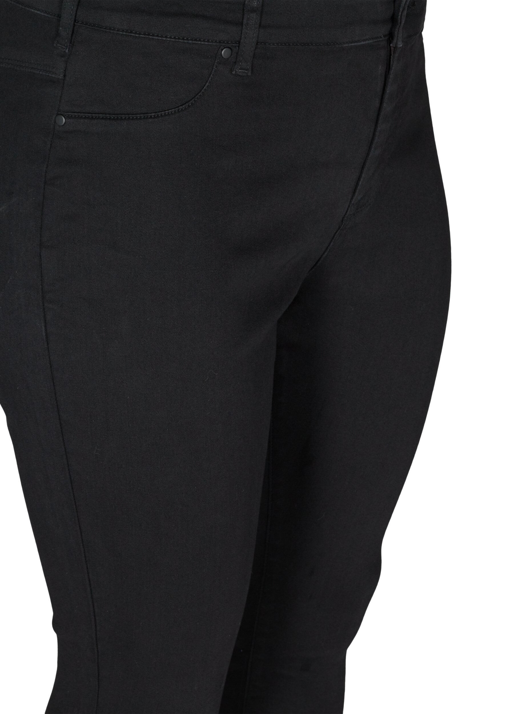 ZizziJegginsy z mieszanki bawelny, Black, Packshot image number 2